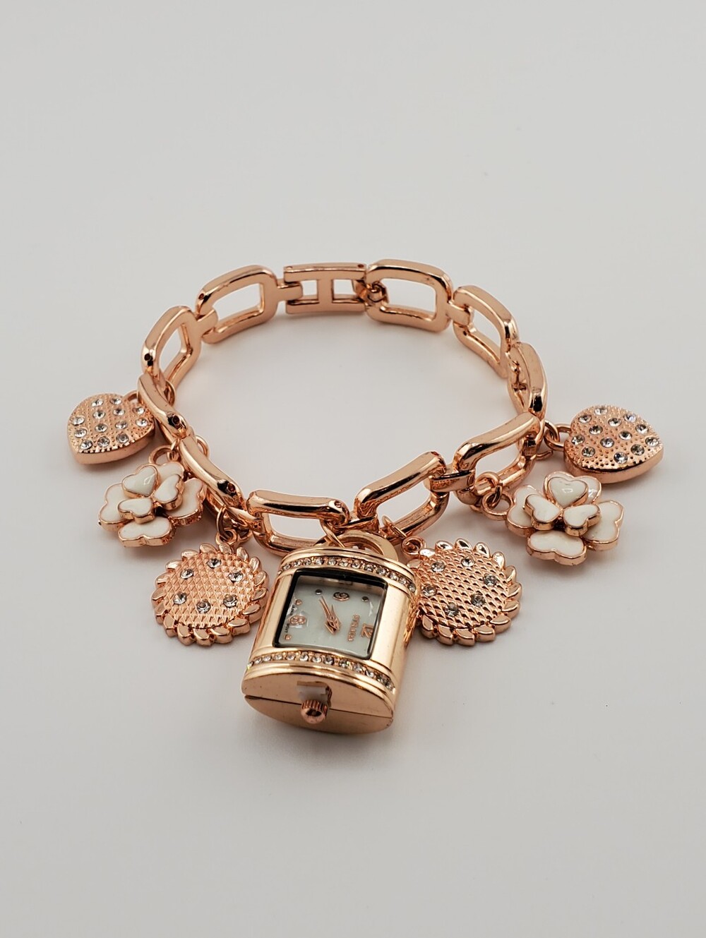 Strada Watch Charm Bracelet